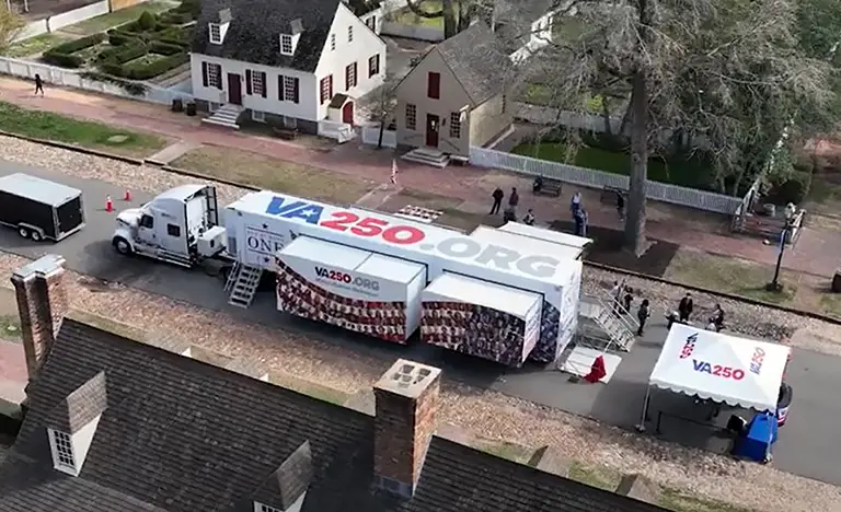 Mobile Museum for VA250 exhibit July 2025