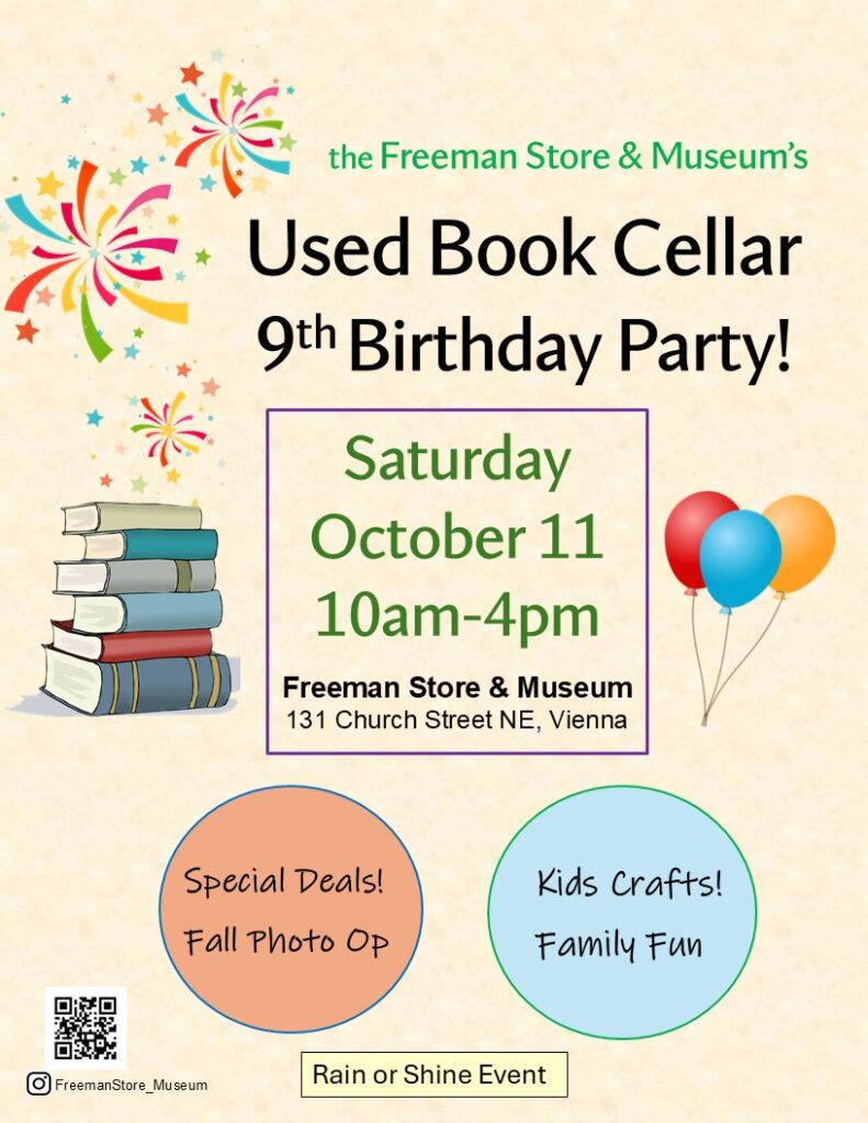 Used Book Cellar birthday party October 2025