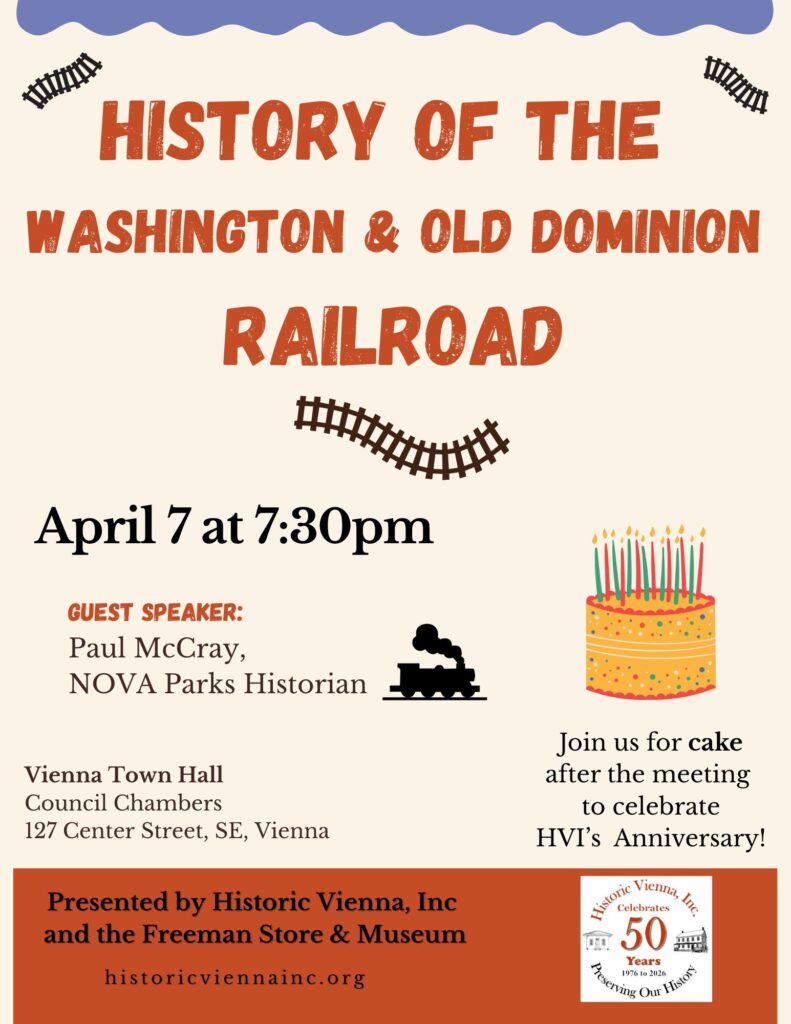 Spring Mtg 2026- the history of the W&OD Railroad