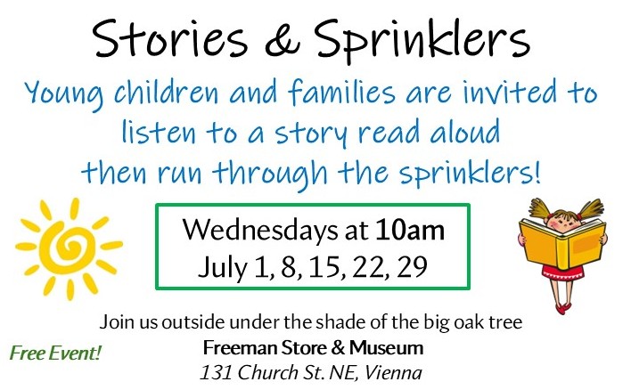 Stories & Sprinklers July 2026