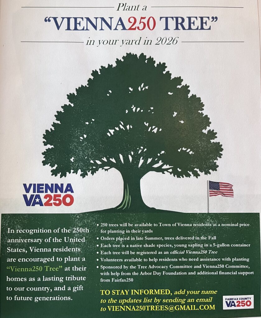 Plant a Vienna250 tree in your yard - 2026