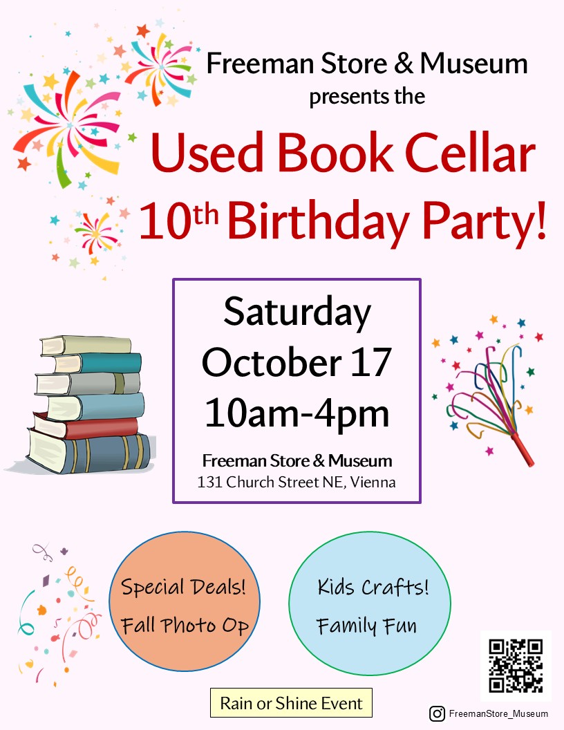 Book Cellar 10th birthday party 2026